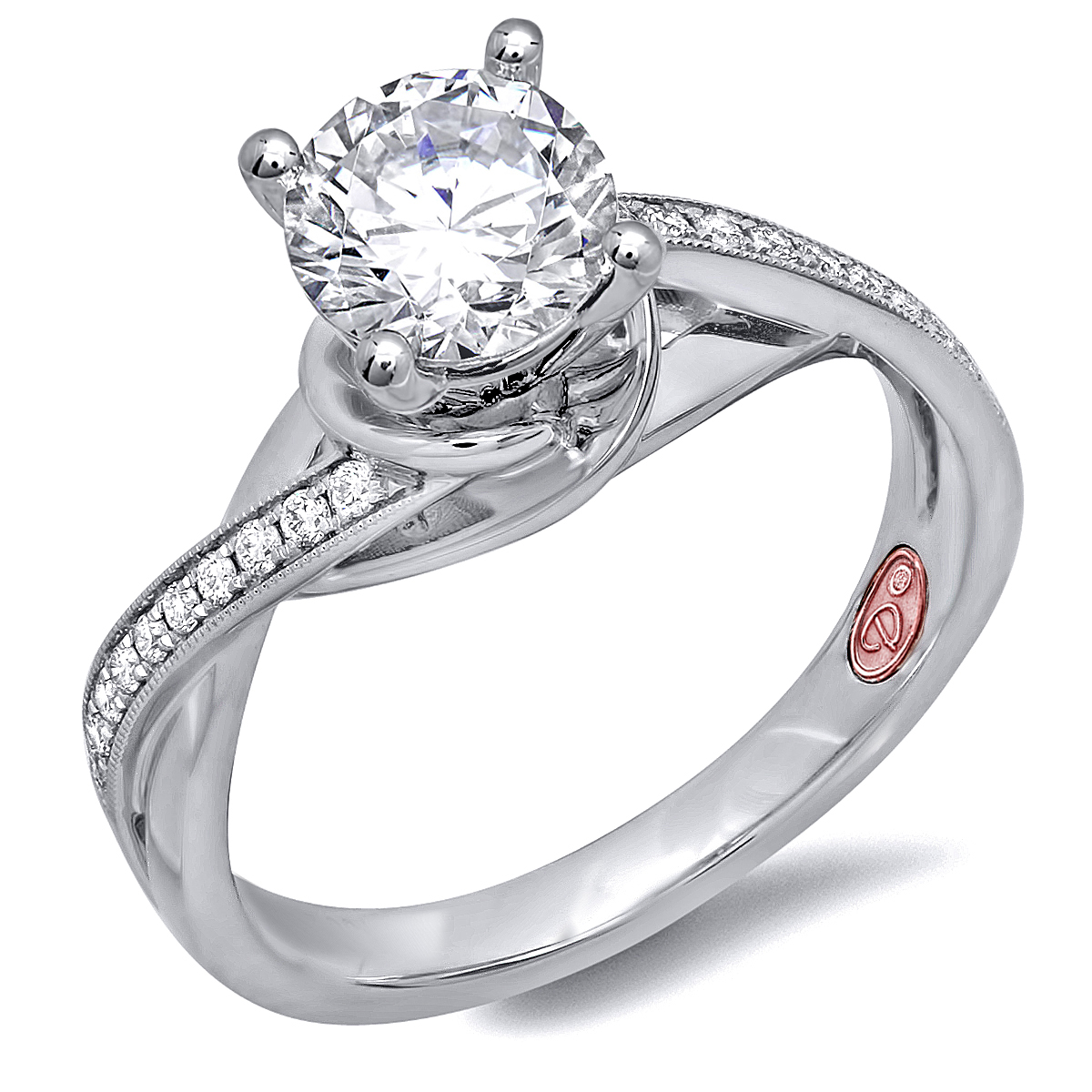 Modern Platinum Bridal Rings
